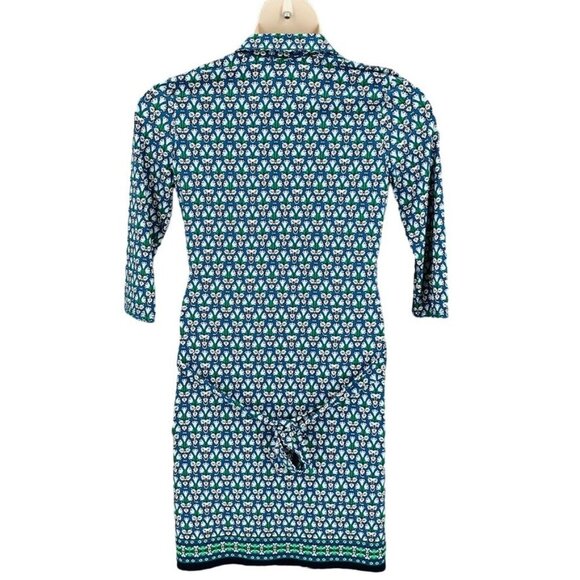 Max Studio Floral Print Shirt Dress Size S Belted Half Sleeve Collared x Studio - Picture 2 of 10